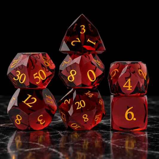 Infernal Heart - Gemstone Dice Set - image 1