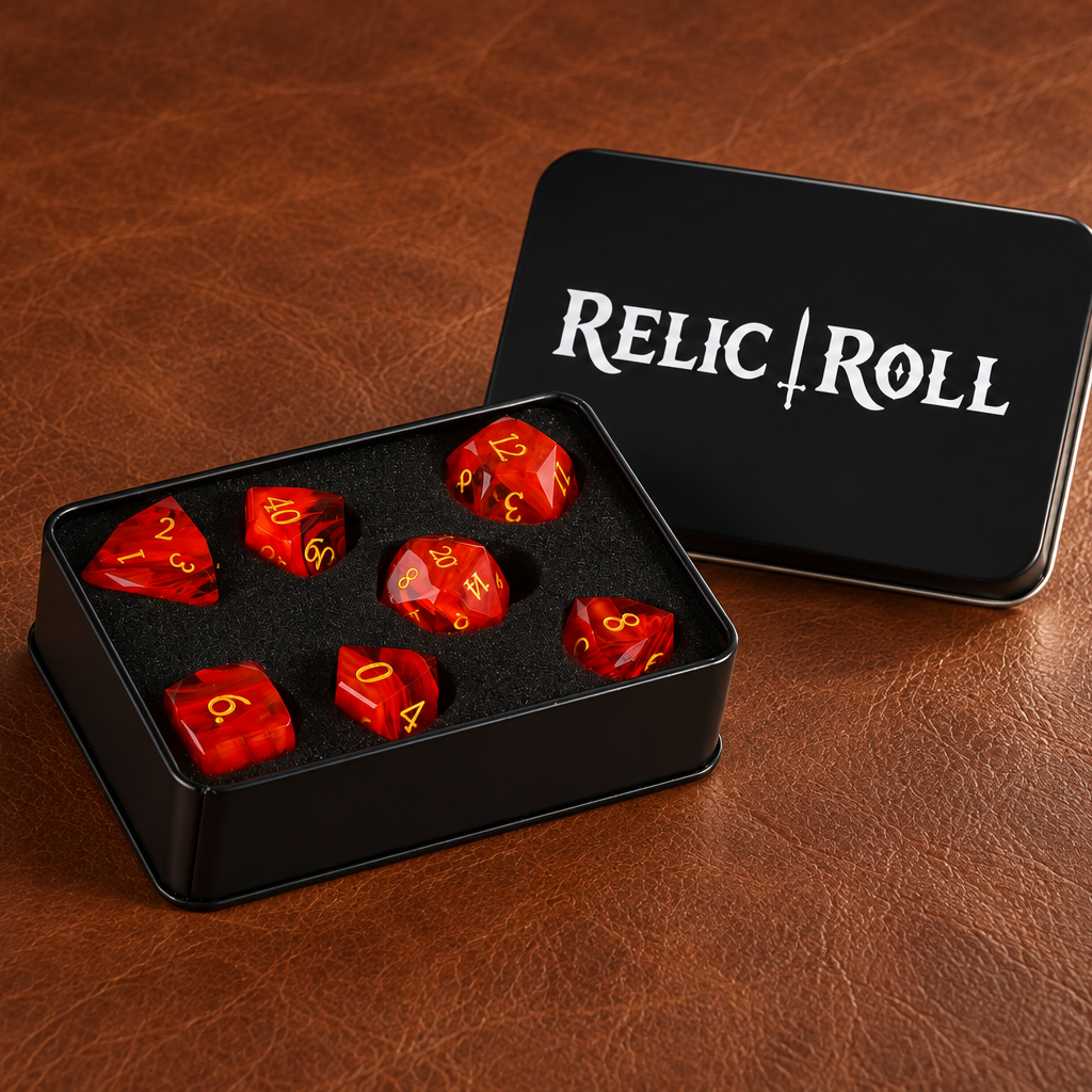 Infernal Heart - Gemstone Dice Set - image 5