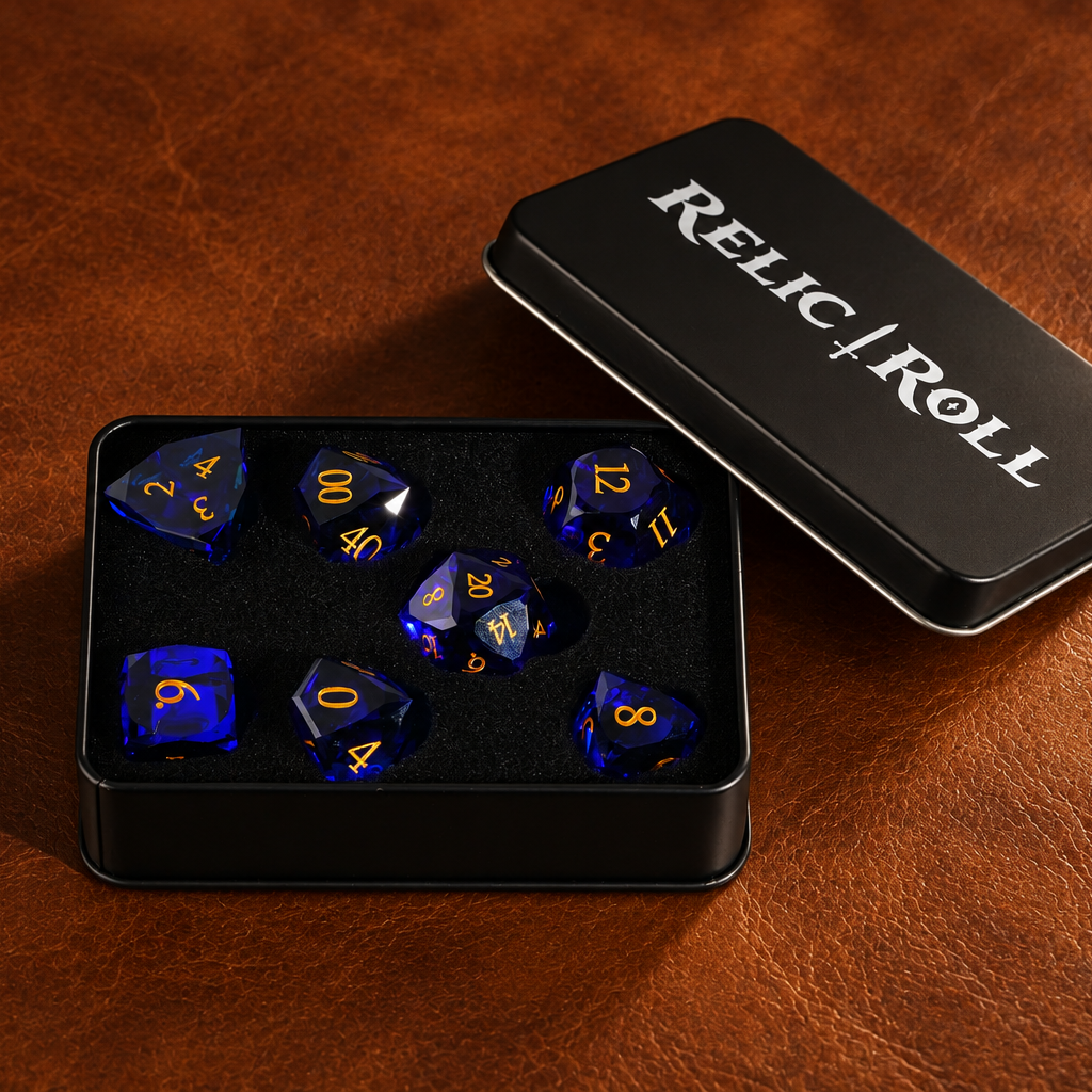 Sapphire Dominion - Gemstone Dice Set - image 5