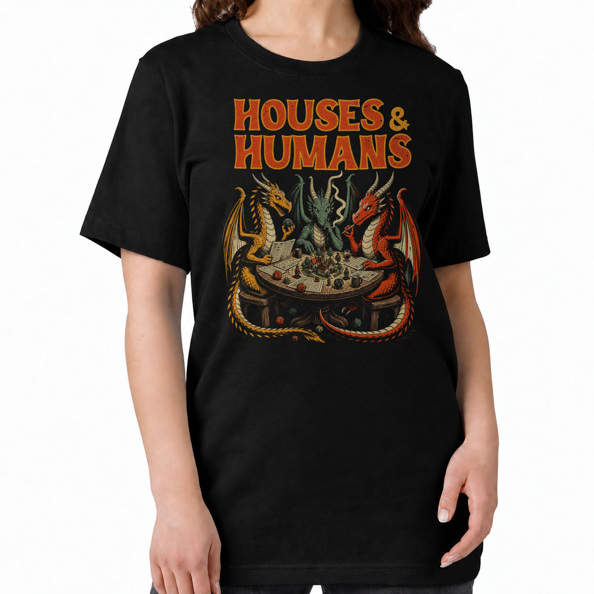 Houses & Humans - DnD T-Shirt women fit image