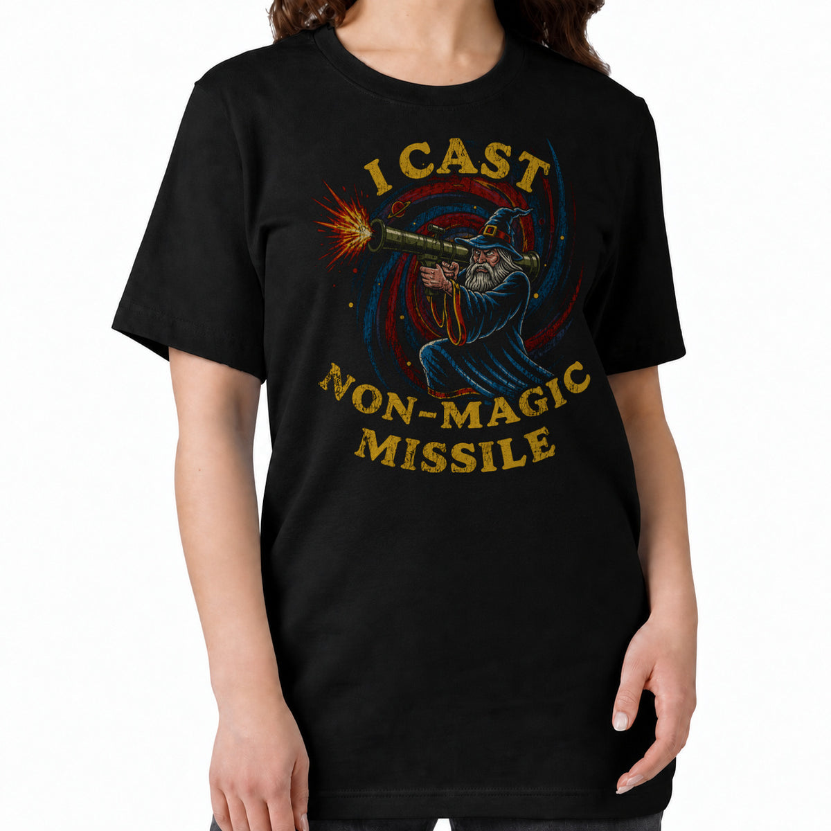 I Cast Non-Magic Missile - DnD T-Shirt women fit image