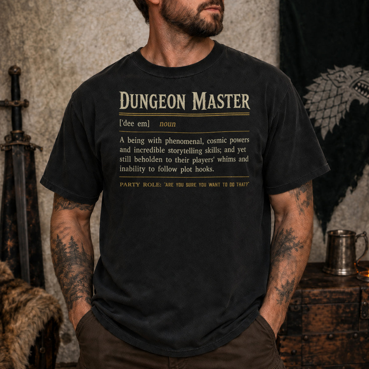 Dungeon Master Definition - DnD T-Shirt D&D lifestyle image