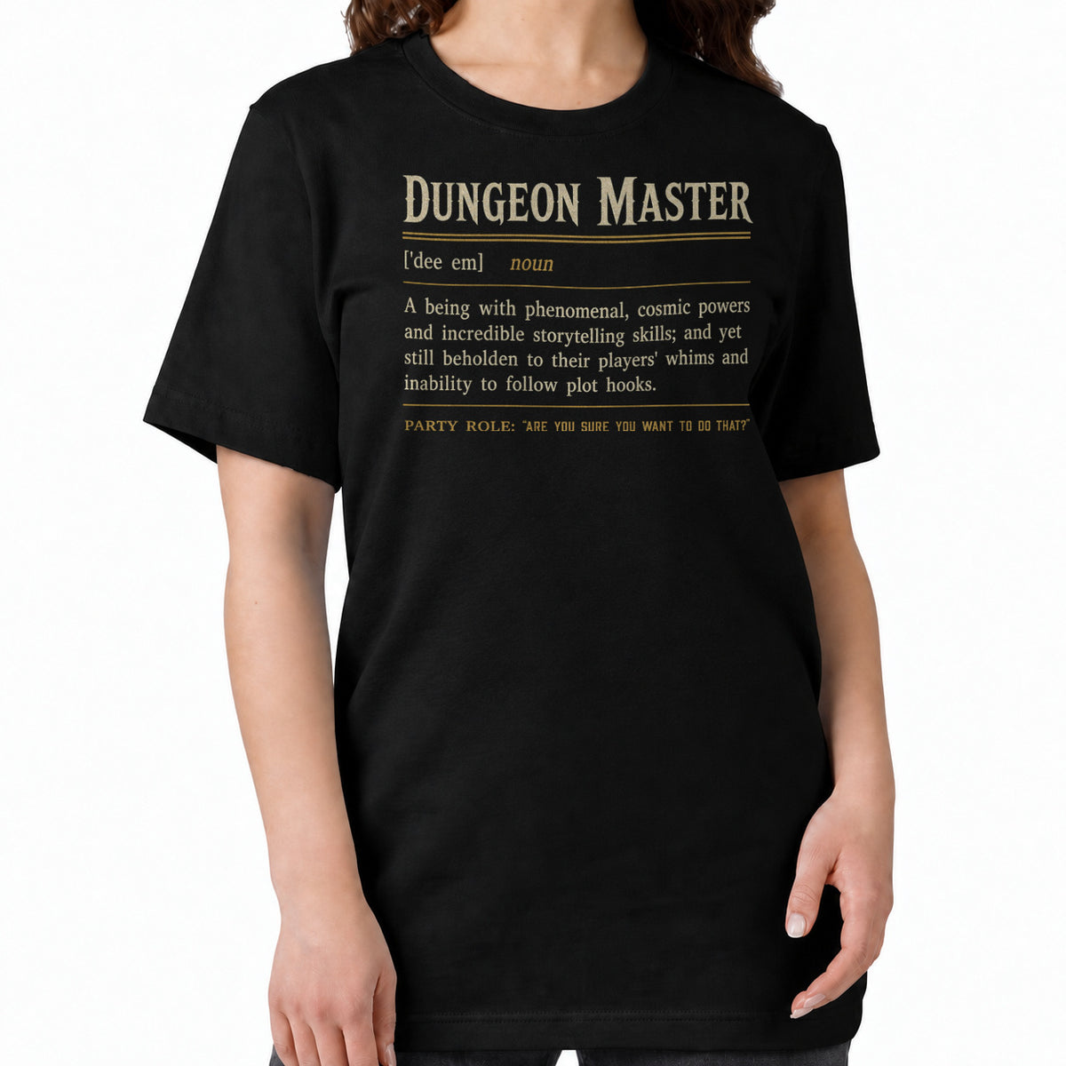 Dungeon Master Definition - DnD T-Shirt women fit image
