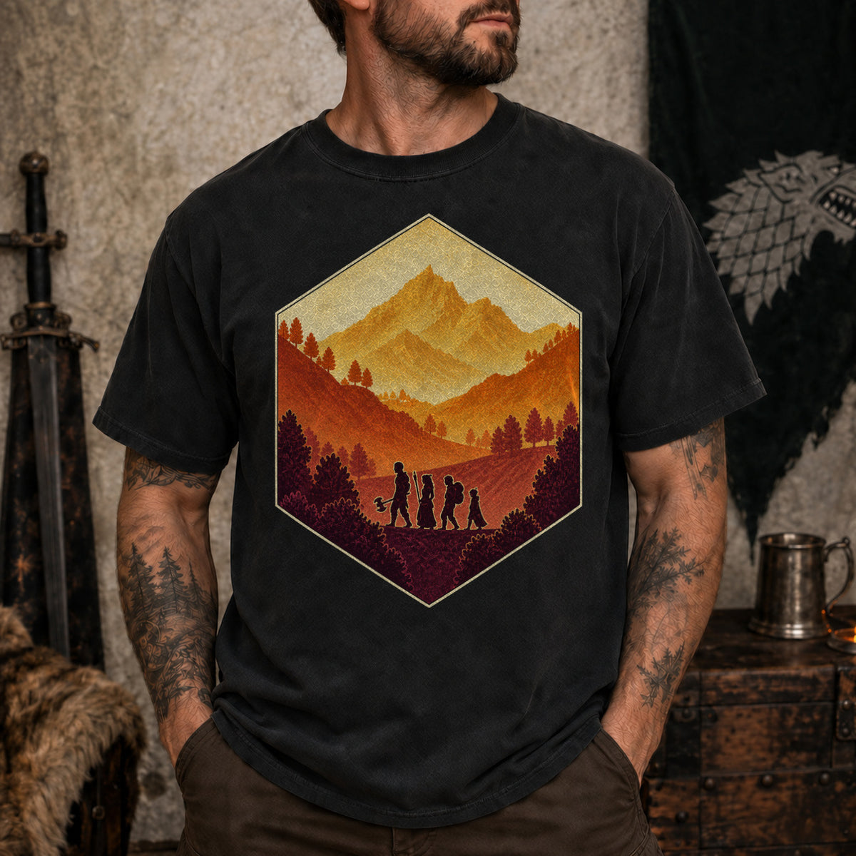The Adventure Party - DnD T-Shirt D&D lifestyle image