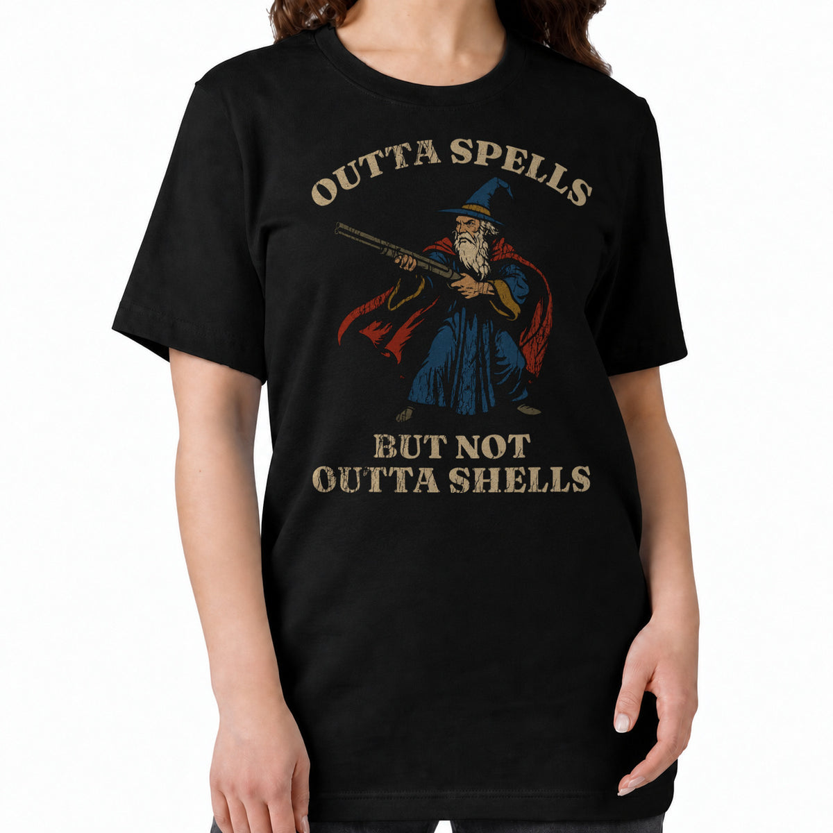 Outta Spells, Not Outta Shells - DnD T-Shirt women fit image