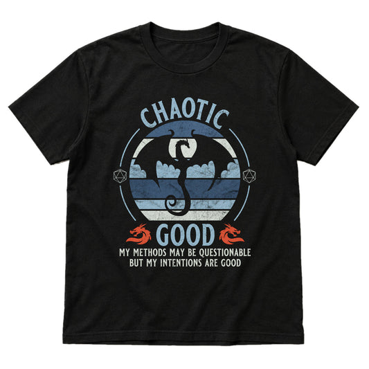 Chaotic Good - DnD T-Shirt main product image on white background