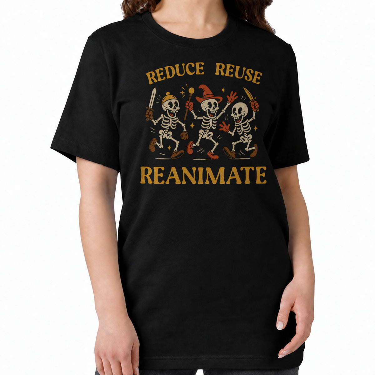 Reduce Reuse Reanimate - DnD T-Shirt women fit image