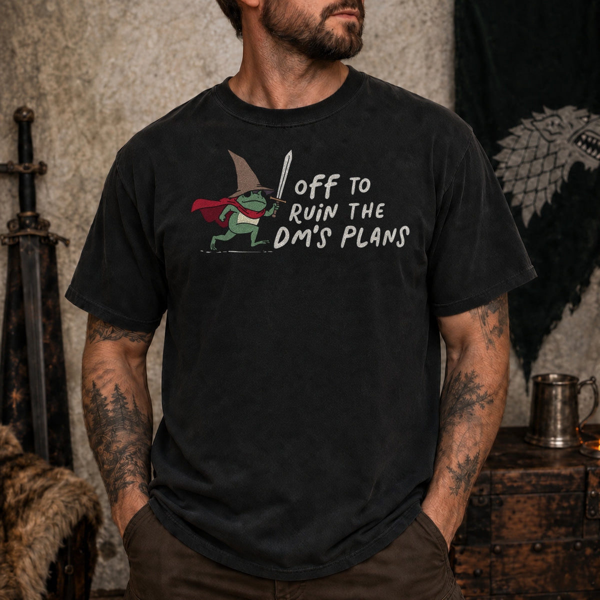 Off to Ruin the DM’s Plans - DnD T-Shirt D&D lifestyle image