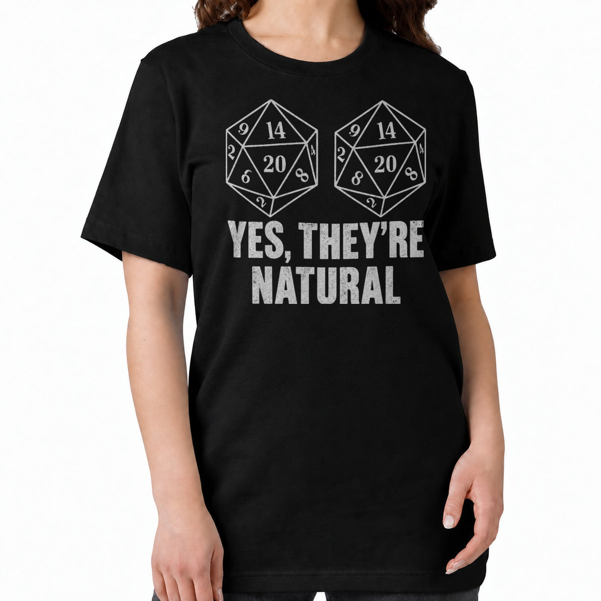 Yes, They’re Natural - DnD T-Shirt women fit image